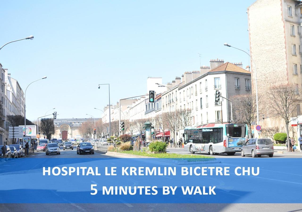 Le Kremlin-Bicêtre Beausoleil Studio Metro Paris Sud מראה חיצוני תמונה